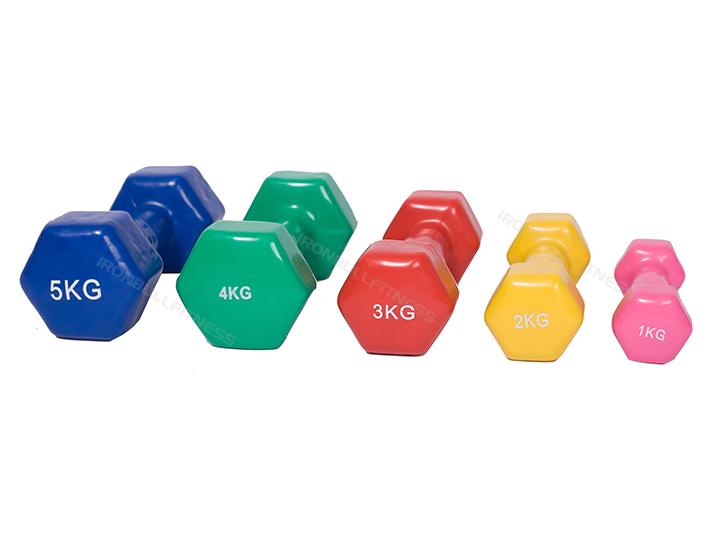 100408  vinyl dumbbell 