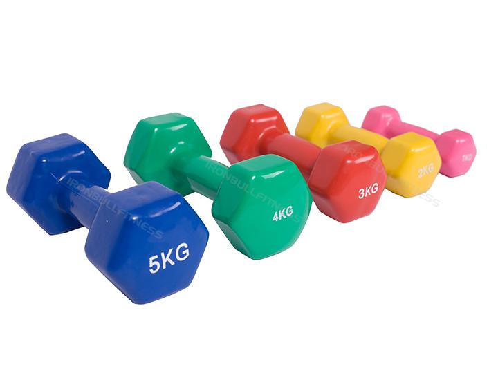 100408  vinyl dumbbell 