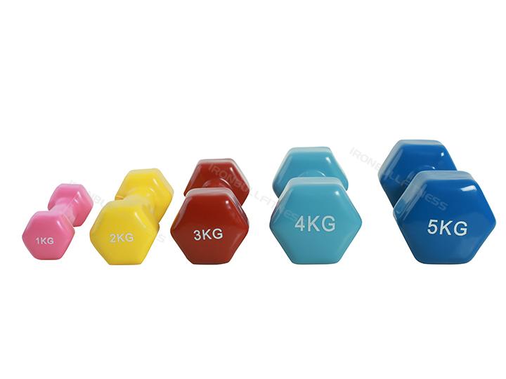 100408  vinyl dumbbell 