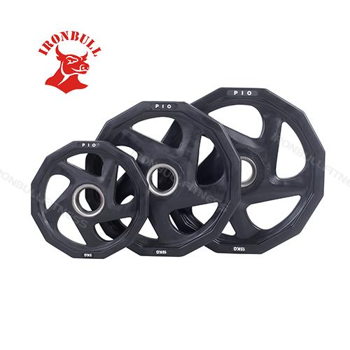 100522 5 Grips 12 sides black rubber plate