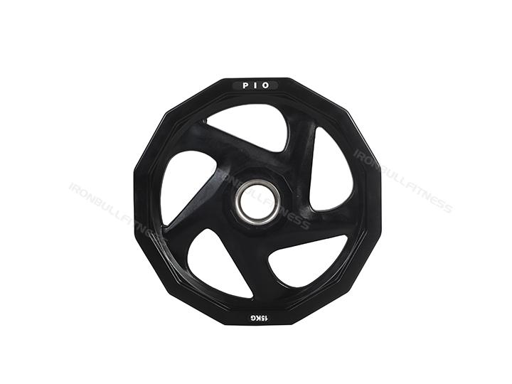 100522 5 Grips 12 sides black rubber plate