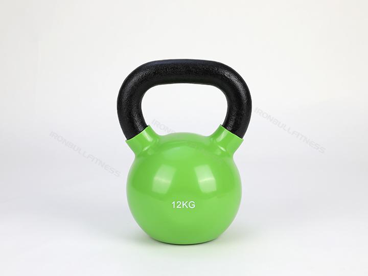 100576 Cast iron vinyl kettlebell