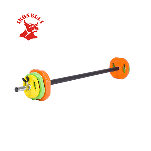 W100535 Colorful Pump barbell