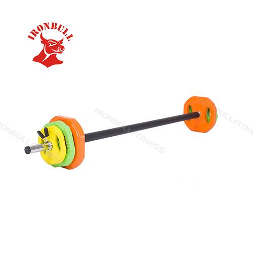 W100535 Colorful Pump barbell
