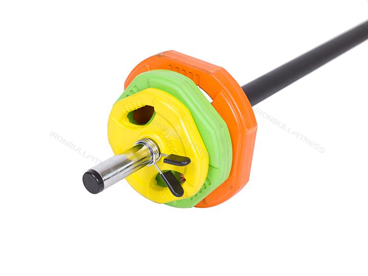 W100535 Colorful Pump barbell