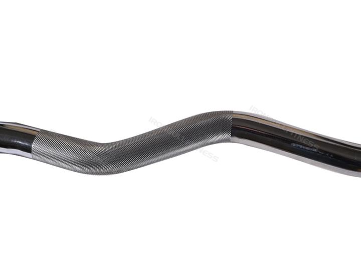 IR4206 Fixed curl rubber barbell  