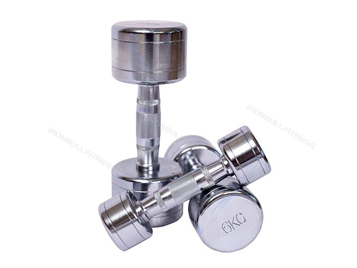 W100412 Chrome steel dumbbell