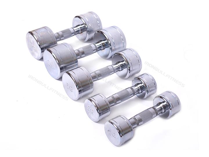 W100412 Chrome steel dumbbell