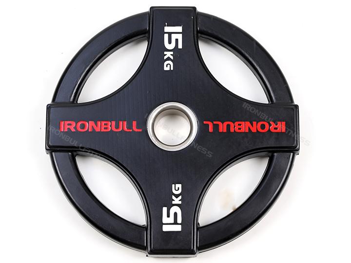 IR5206 4 grip Weight rubber plate with logo 