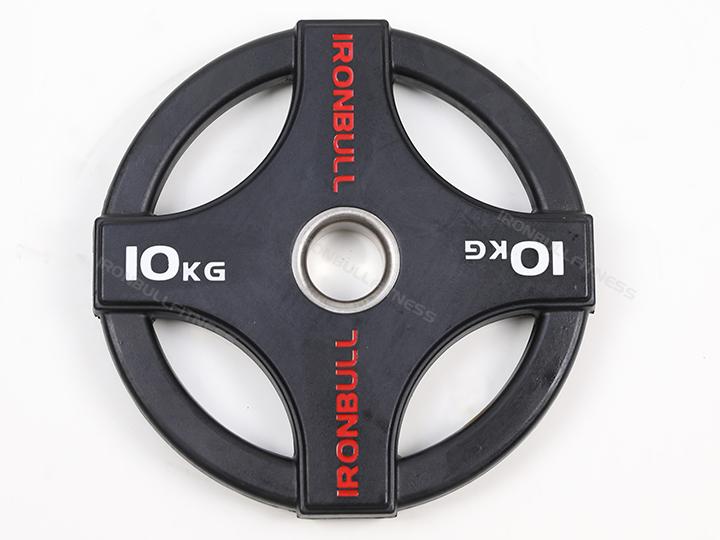 IR5206 4 grip Weight rubber plate with logo 
