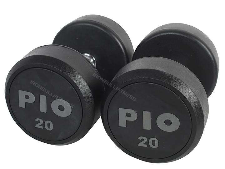 100440 PIO Rubber Dumbbell